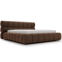 POLSTERBETT Mellow 140x200 Braun - Braun, Textil (140/200cm) - Graingold