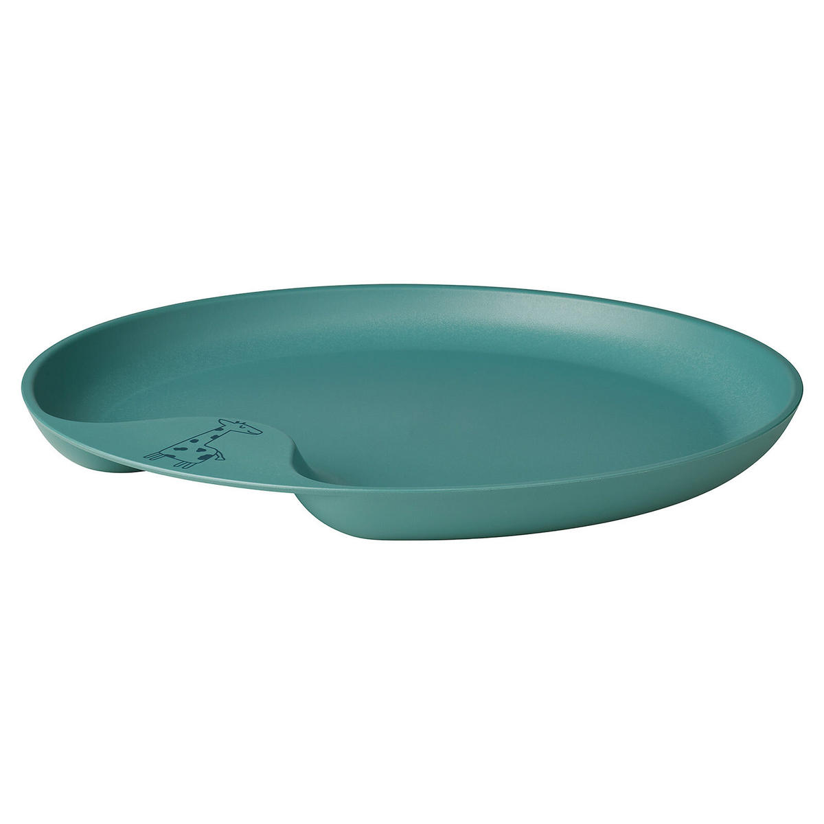 KINDERTELLER Mio deep turquoise ø 22 cm - Türkis, Kunststoff (22/2/22cm) - Mepal