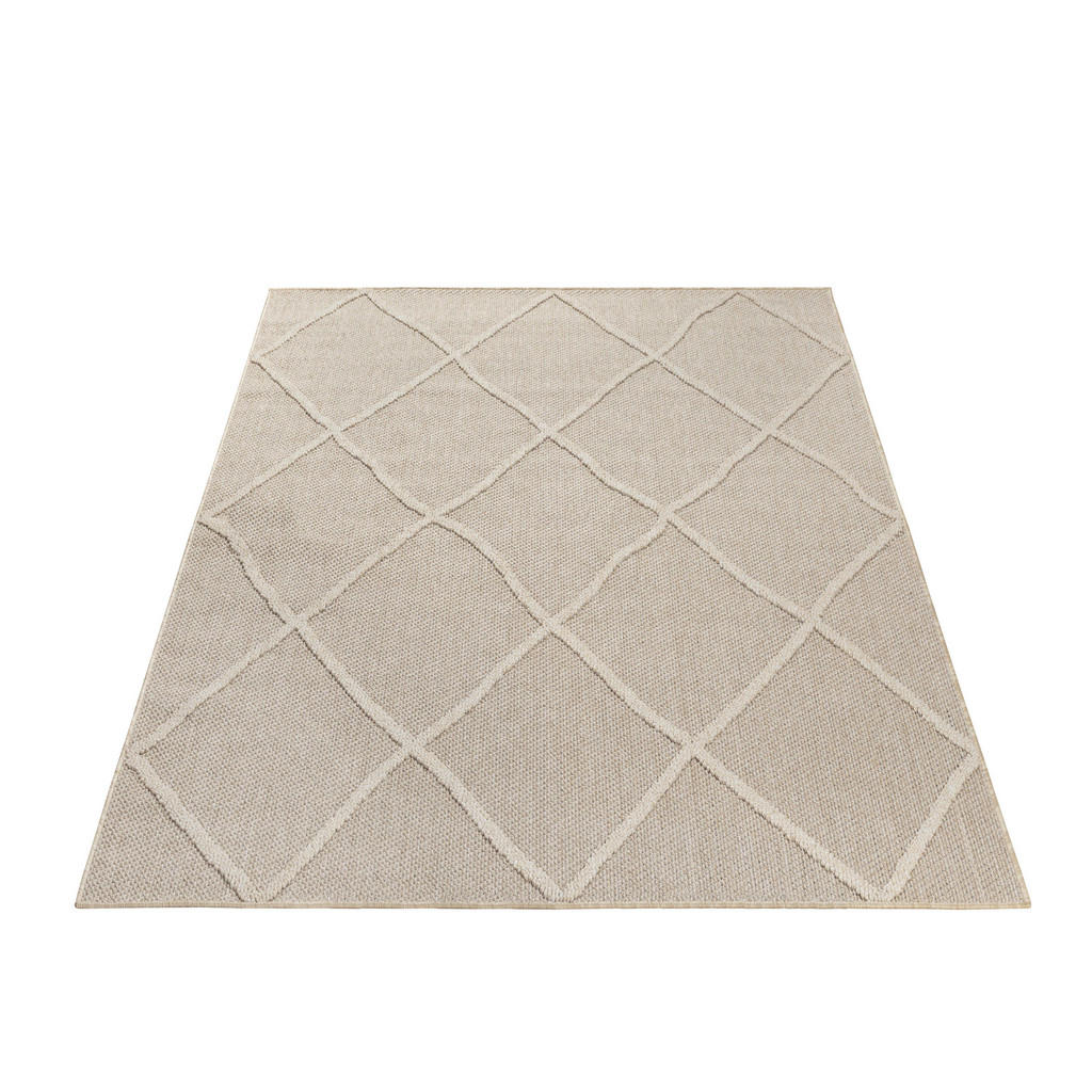 Thumbnail - Kadima Design Teppich, Beige, Textil, Ethno, Rechteckig, 80x150 cm, pflegeleicht, Teppiche & Böden, Teppiche, Outdoortep...
