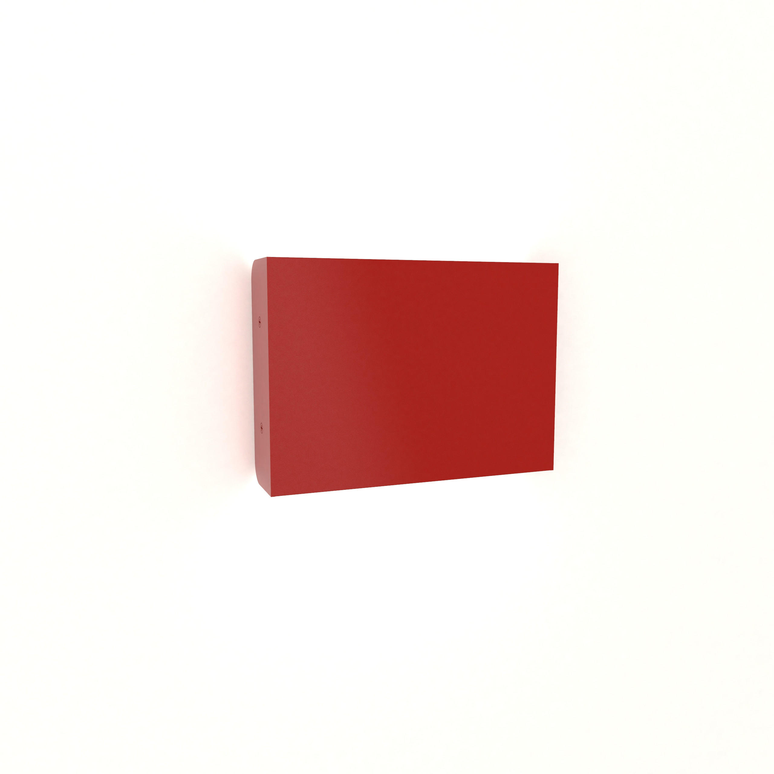 Lumicom Led-Wandleuchte Rot 15.4x11x3.6 cm