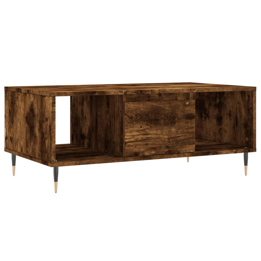 COUCHTISCH Räuchereiche 90x50x36,5 cm Holzwerkstoff - Braun, Holzwerkstoff (50/90/36.5cm) - furnicato