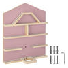 WANDREGAL 3er Set Mylittle Story,50 x 15,5 x 60 cm, pink - Pink, Holz (50/60/15.5cm) - tectake