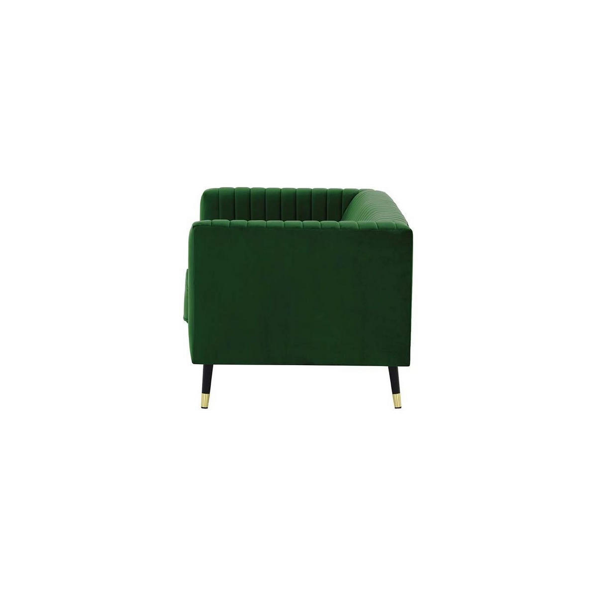 ZWEISITZER-SOFA Slender-Velluto 10 - Grün, Holz/Textil (170/71/83cm) - SLF24