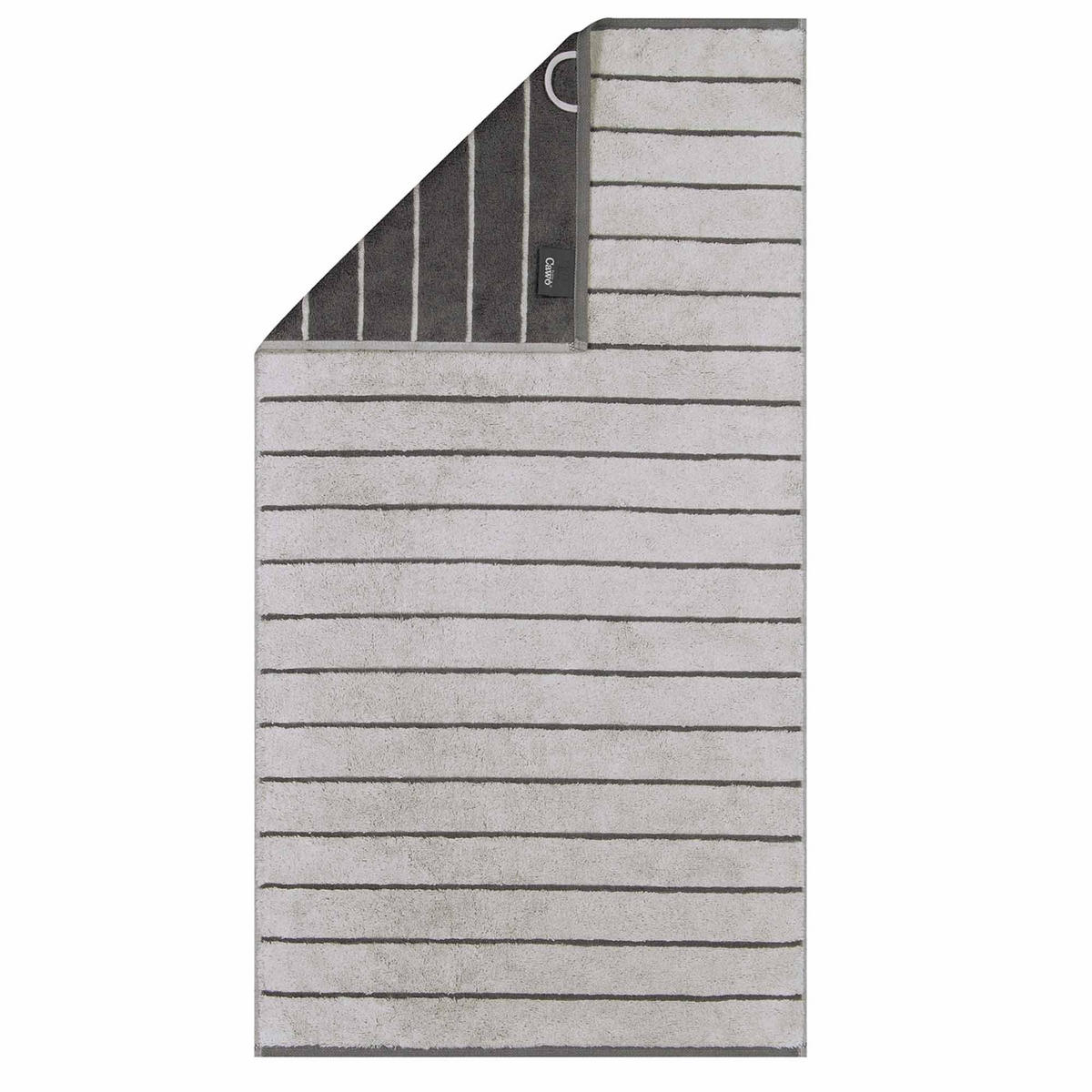 HANDTUCH Unisex Balance Grau Baumwolle 10er Pack - Grau, Textil (60/120cm) - Cawoe
