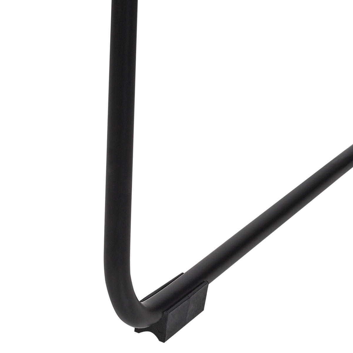 ESSZIMMERSTUHL 2er-Set Metall Schwarz Appleton - Schwarz, Metall (61/84/57cm) - Beliani