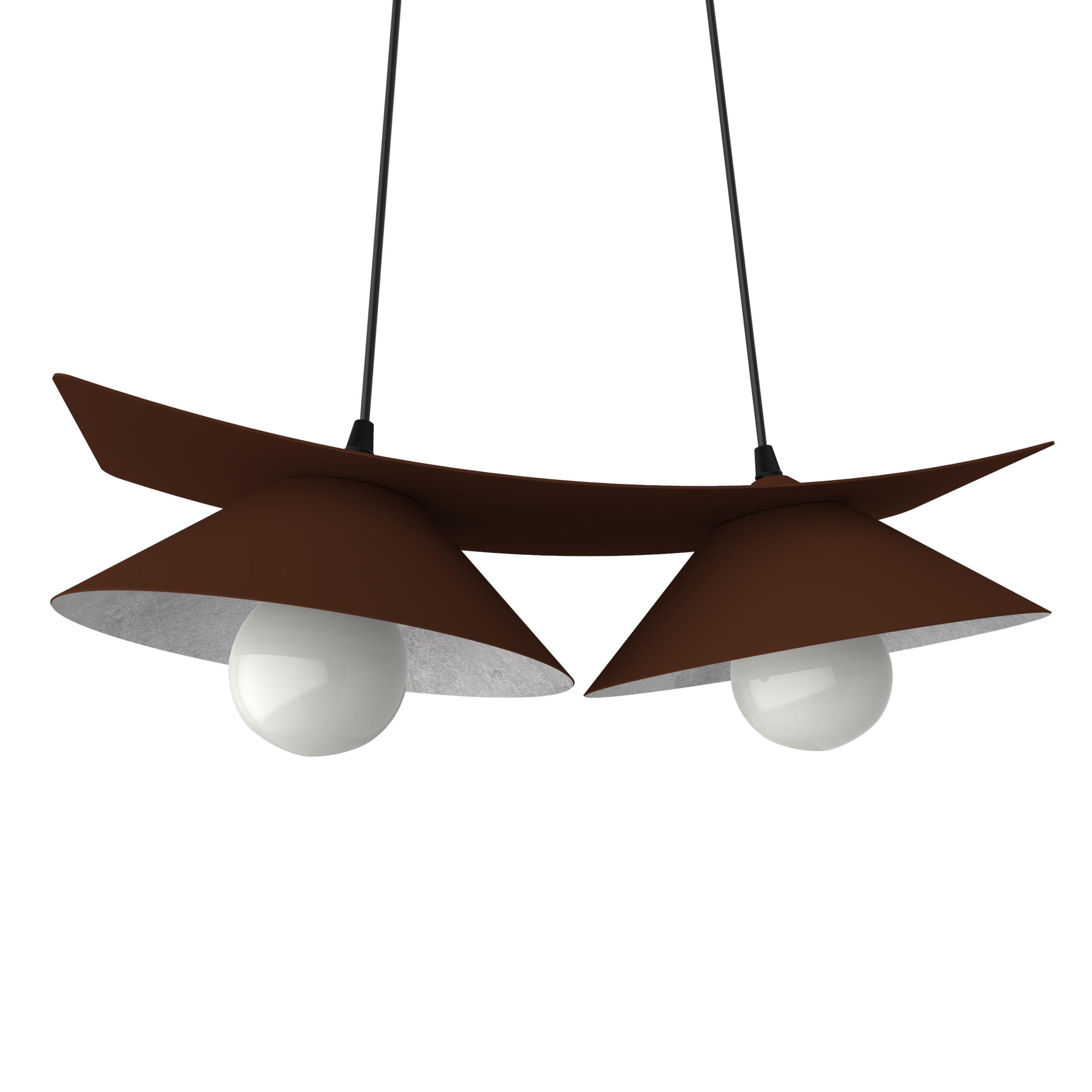 HÄNGELEUCHTE - Braun, Metall (70/50/16cm) - Lumicom