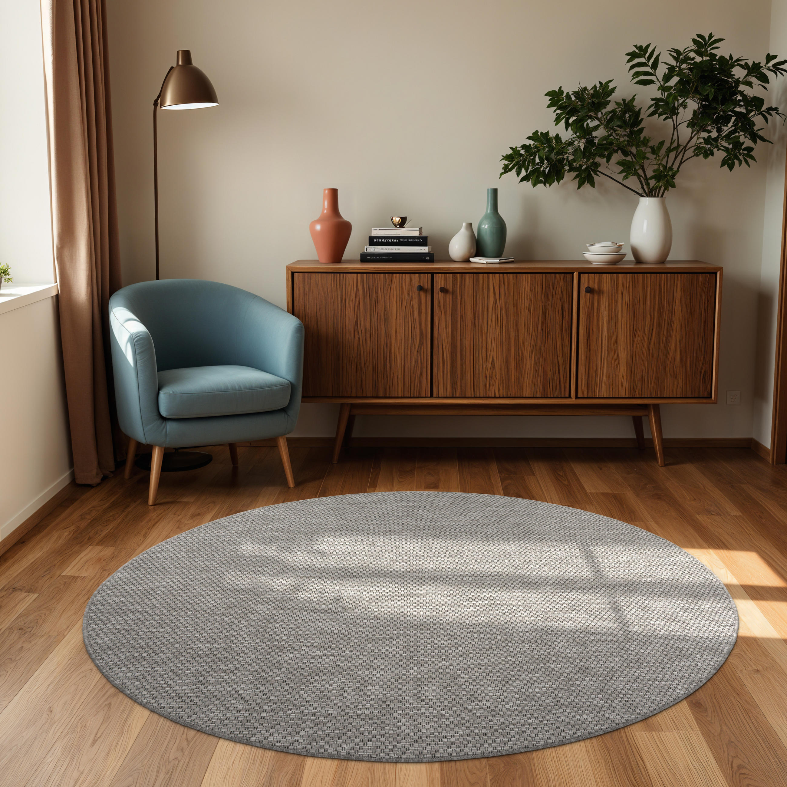 OUTDOORTEPPICH 200/200 cm Venedig 165 - Grau, Textil (200/200cm) - Paco Home