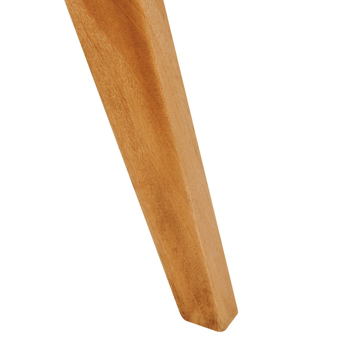 STUHL Mahagoniholz Hellbraun Westbrook - Naturfarben, Holz (55/82/52cm) - Beliani