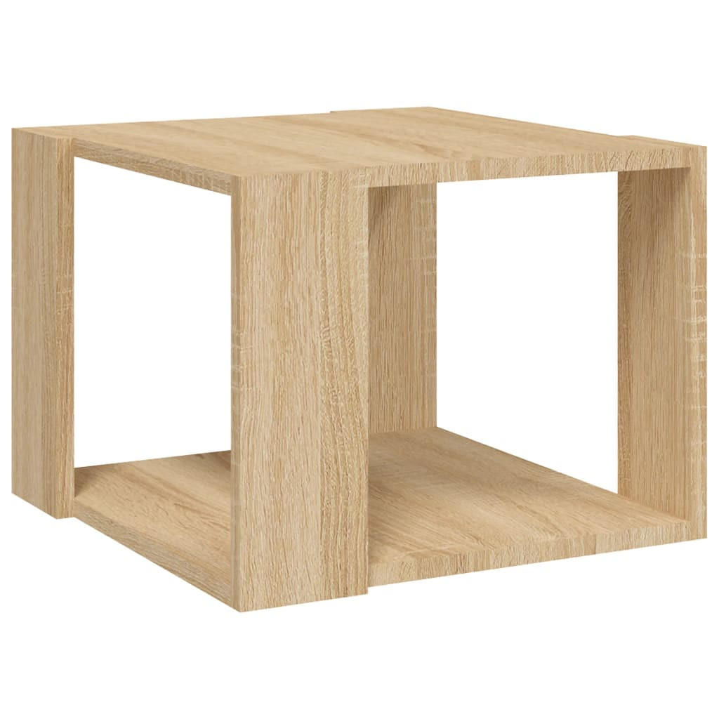 COUCHTISCH Sonoma-Eiche 40x40x30 cm Holzwerkstoff - Hellbraun, Holzwerkstoff (40/40/30cm) - furnicato