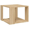 COUCHTISCH Sonoma-Eiche 40x40x30 cm Holzwerkstoff - Hellbraun, Holzwerkstoff (40/40/30cm) - furnicato