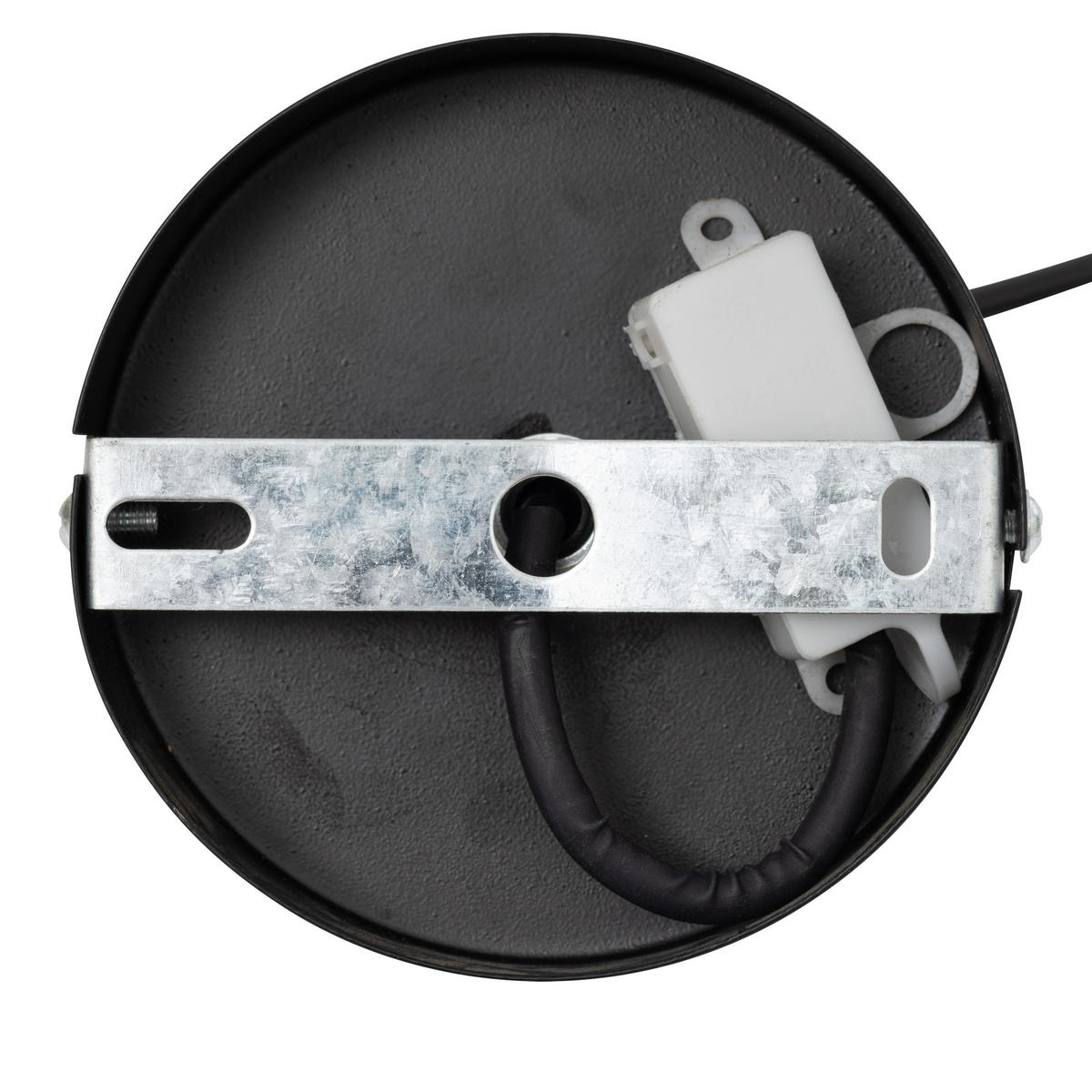 DECKENLAMPE Metall Savio Ø 27 cm - Schwarz, Metall (27.5/27.5/110cm) - Atmosphera Createur d´interieur