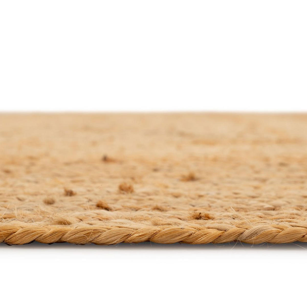 TEPPICHLÄUFER JUTETEPPICH Jute Braided Althea Beige - Beige, Textil (60/800cm) - Kukoon Rugs