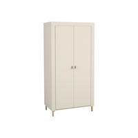 KLEIDERSCHRANK Mossa 2D MO01 - Kaschmir/Goldfarben, Holzwerkstoff/Kunststoff (97/194/56cm) - MIRJAN24