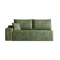 SOFAELEMENT DE-34721 linke Chaiselongue Grün - Grün, Textil (95/83/175cm) - ComfortXL