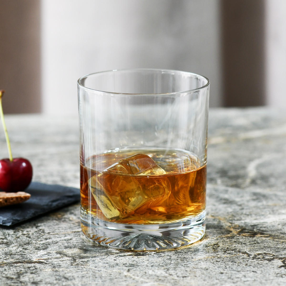 WHISKYGLÄSER MIXOLOGY MIT GEPRÄGTEM BODEN, 6ER-SET, 300 ML - Transparent, Glas (0.3L) - Krosno Glass