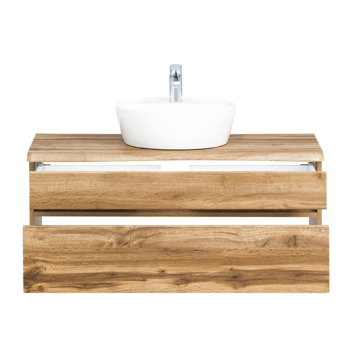WASCHTISCH Vidago-03 - Braun, Holzwerkstoff (101/55/52cm) - Lomado