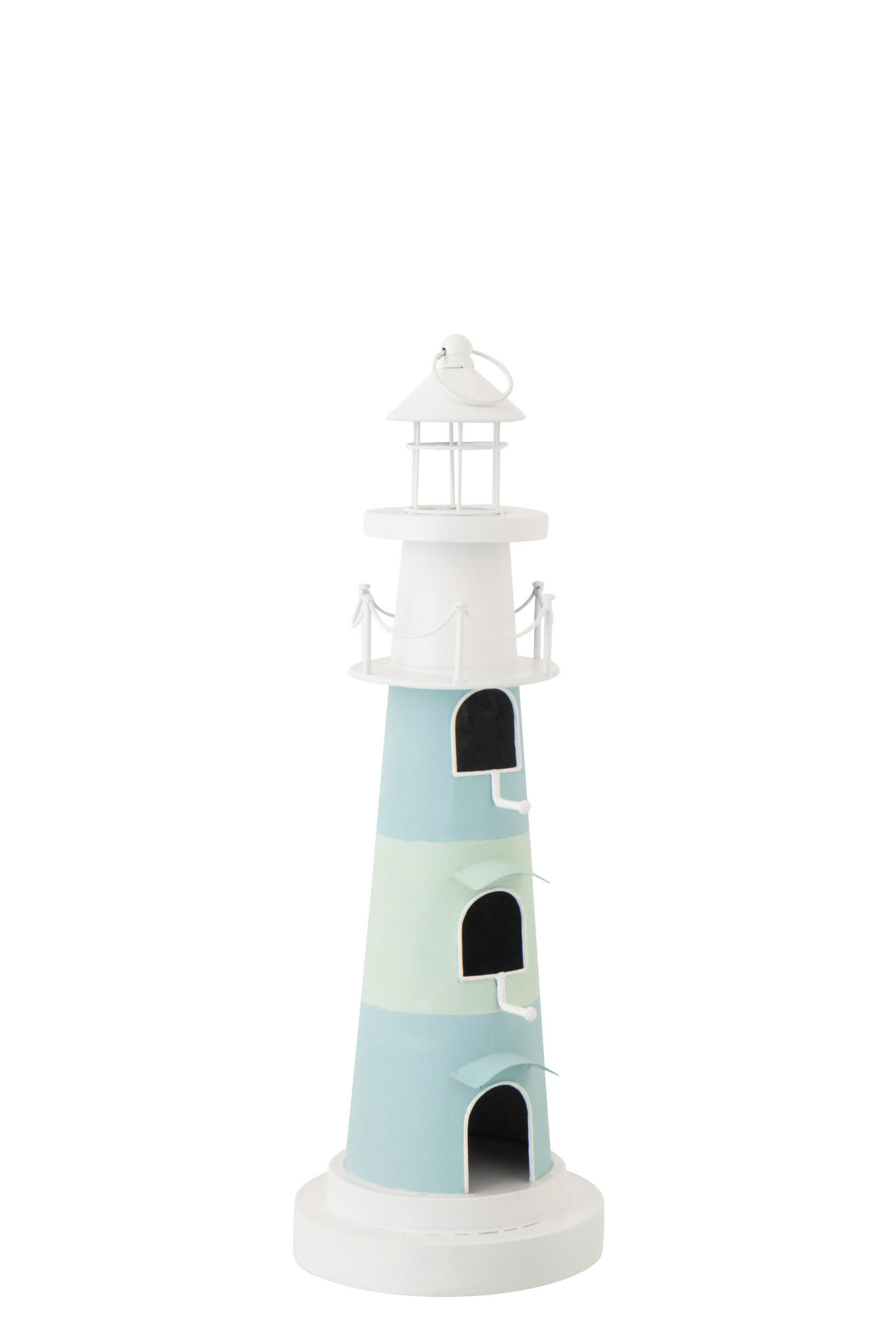NISTKASTEN LEUCHTTURM - Blau, Metall (35.5/63/55cm) - J-Line