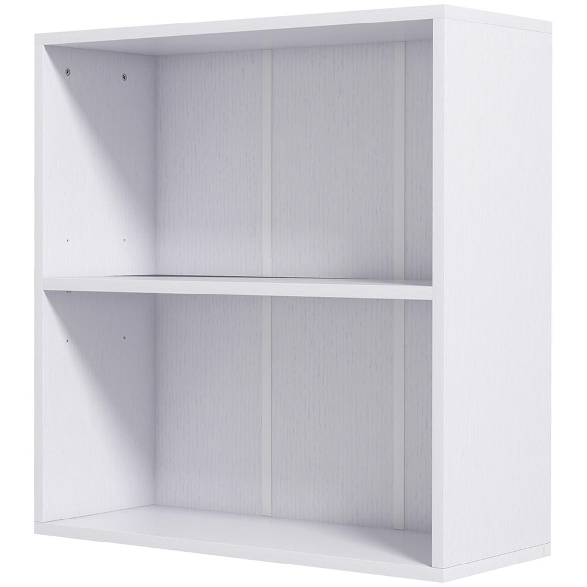 BÜCHERREGAL 60/24/63 cm weiß - Weiß, Karton (60/63/24cm)
