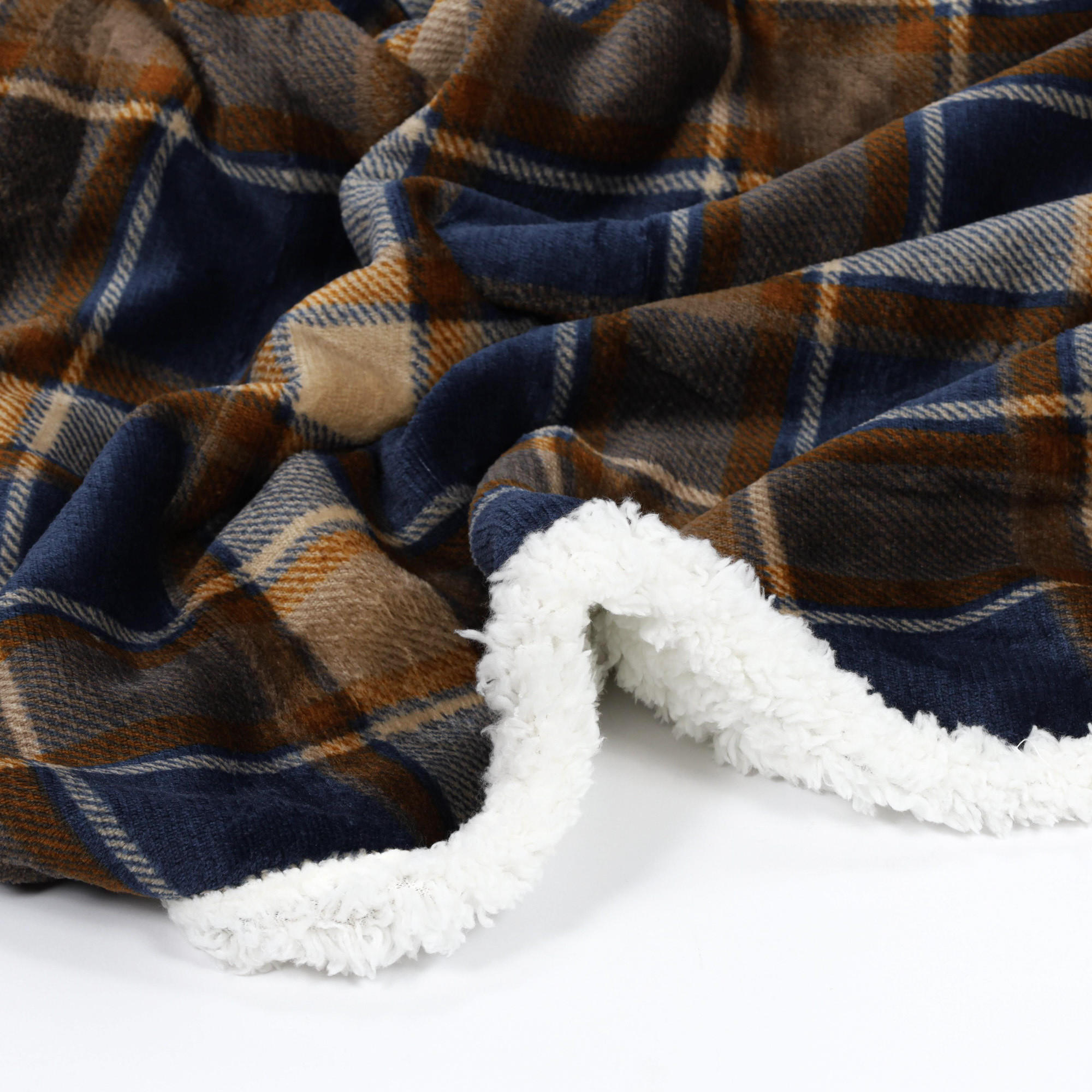 DECKE Kariert 200/150 cm - Blau, Textil (150/200cm) - Home Styling Collection