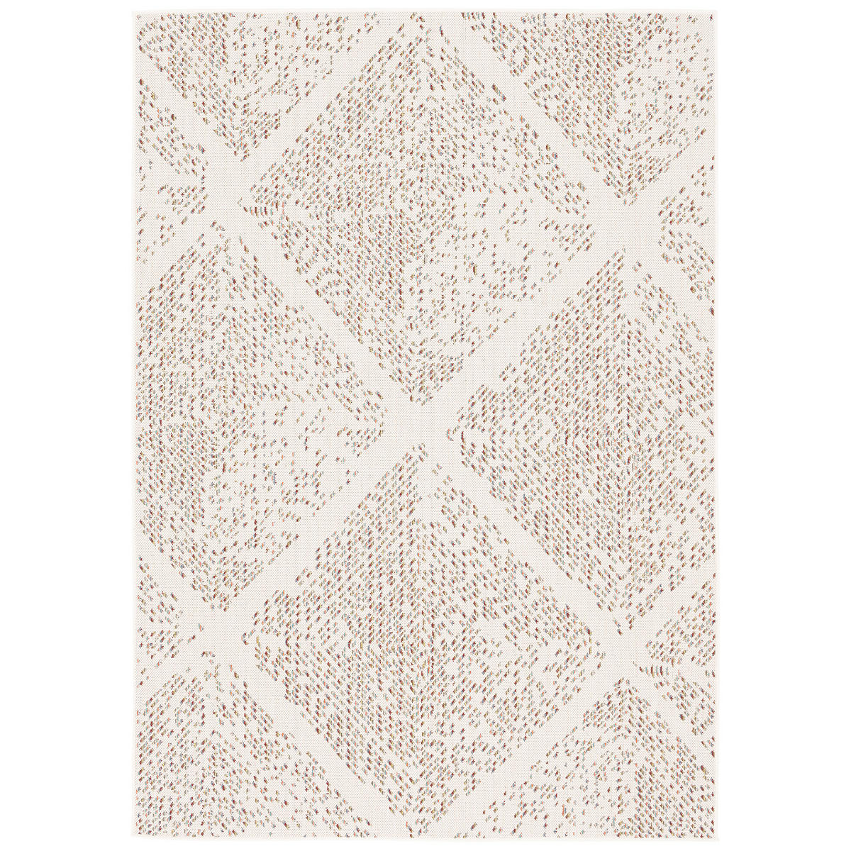 IN & OUTDOOR TEPPICH CAMPUS PIXEL RAUTEN - Beige, Textil (120/170cm) - Pergamon
