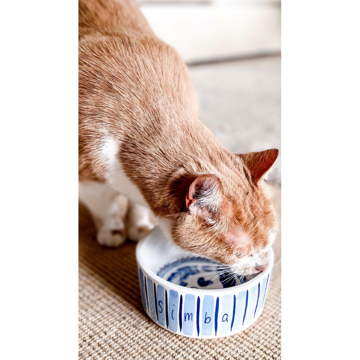 FUTTERNÄPFE Delfts Blond Katze in Blau - 15,5cm - Multicolor, Keramik (15.7/15.4/6.6cm) - Blond Amsterdam