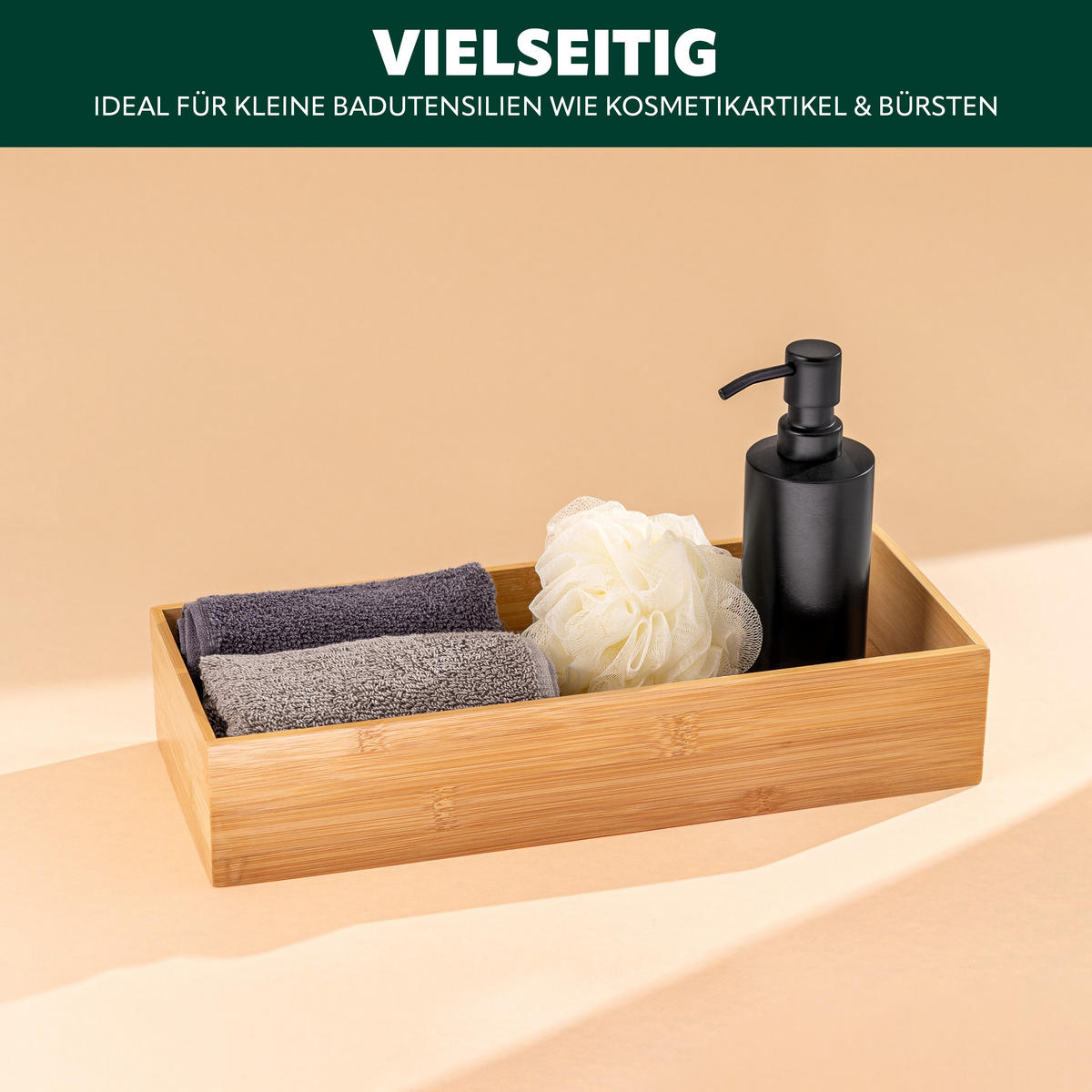 GEWÜRZAUFBEWAHRUNGSBOX, Bambus - Braun, Holz (30/15/7.5cm) - bremermann
