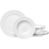 TAFELSERVICE Simple weiß 8er Set - Weiß, Keramik (1/1/1cm) - Ritzenhoff Breker