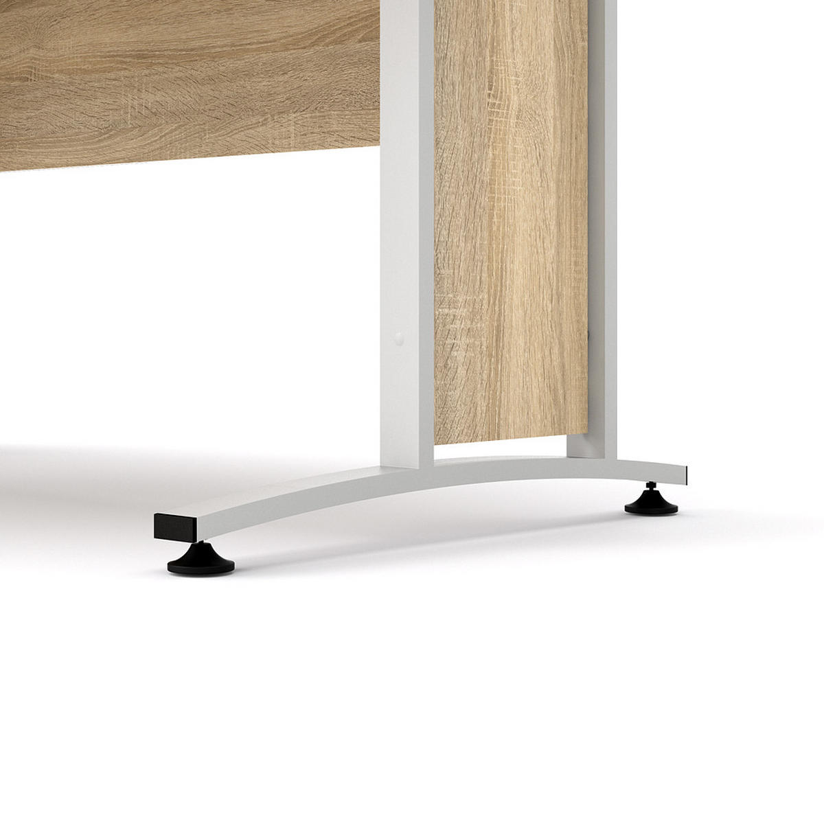 SCHREIBTISCH Eiche Dekor - Eiche Wotan, Holzwerkstoff (150/159/74cm) - ebuy24
