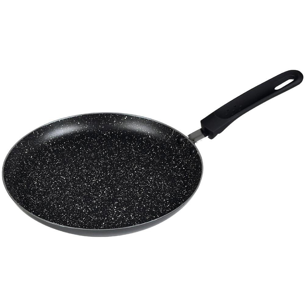 CRÊPEPFANNE Schwarz 25/25/2 cm KH3930 - Schwarz, Metall (25cm) - Kinghoff 