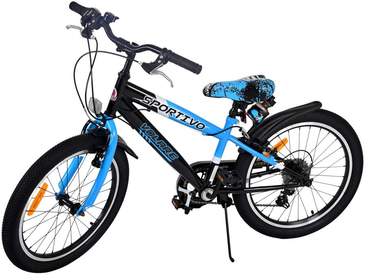 KINDERFAHRRAD Sportivo - Jungen - 7 Gänge - 20 Zoll - Blau - Blau, Metall (60cm) - TPFSports