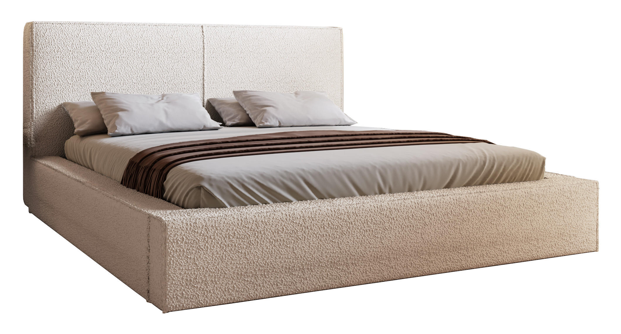 Emporius Polsterbett Creme 200x200 cm