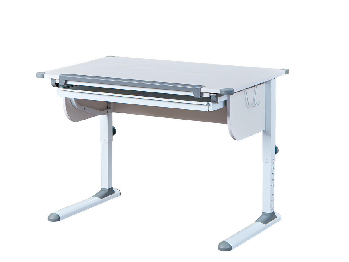 SCHREIBTISCH Weiß - Weiß, Holzwerkstoff (110/55/68cm) - ebuy24