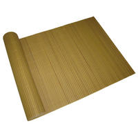 SICHTSCHUTZMATTE Elma PVC 90x500cm Hellbraun Balkon Sichtschutz - Hellbraun, Kunststoff (500/90cm) - DELUKE