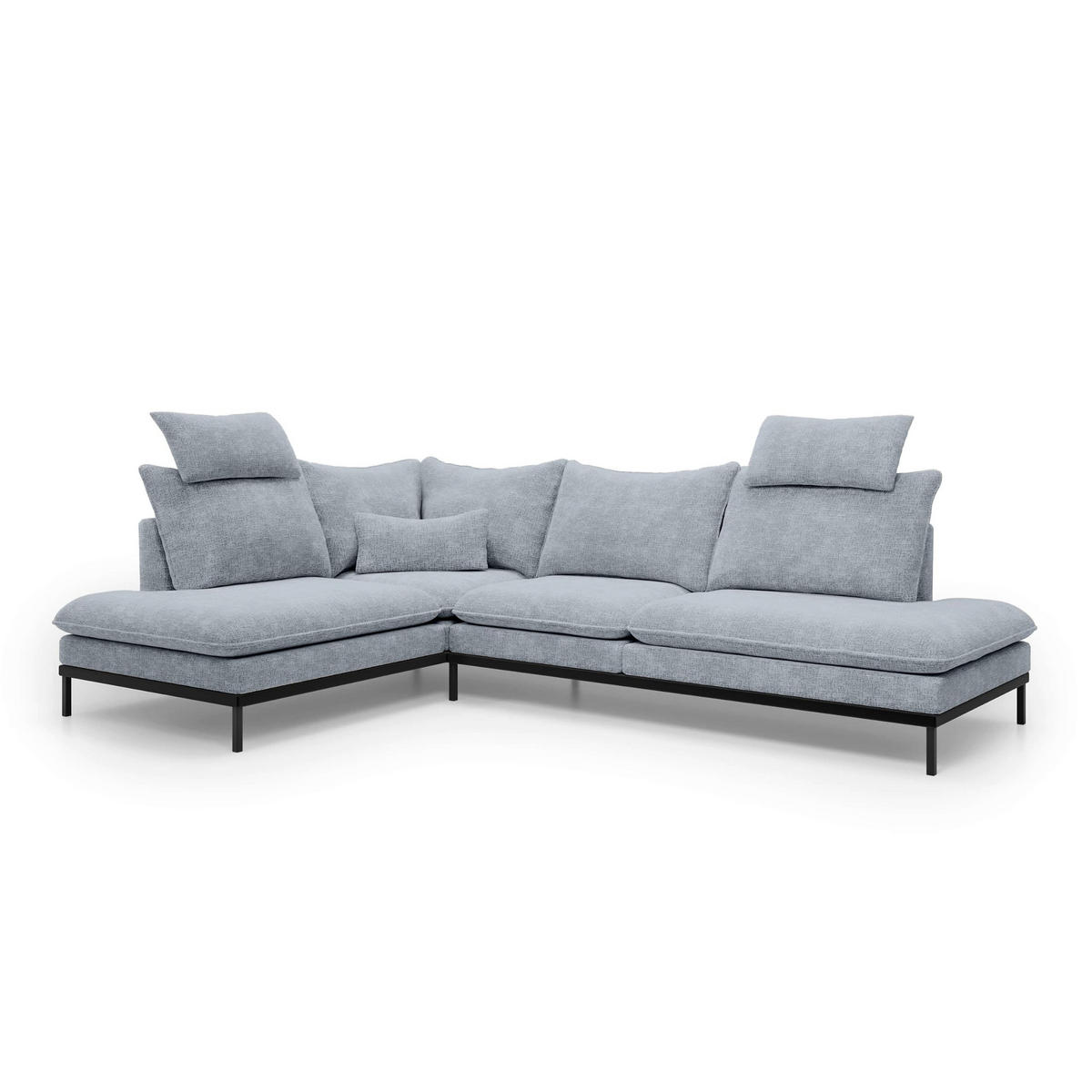 ECKSOFA Leafy Multicolor 293 cm - Multicolor, Textil (293/90/198cm) - Pillovely