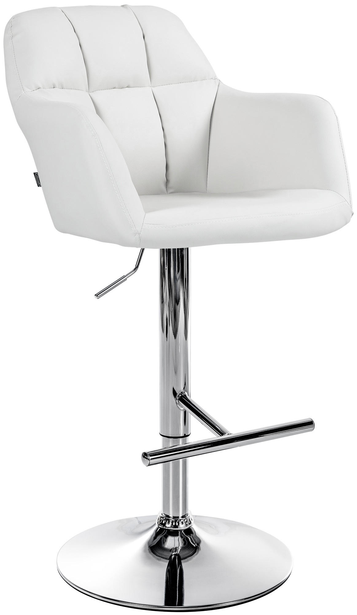 Deluke Barhocker Weiß 57x97x59 cm