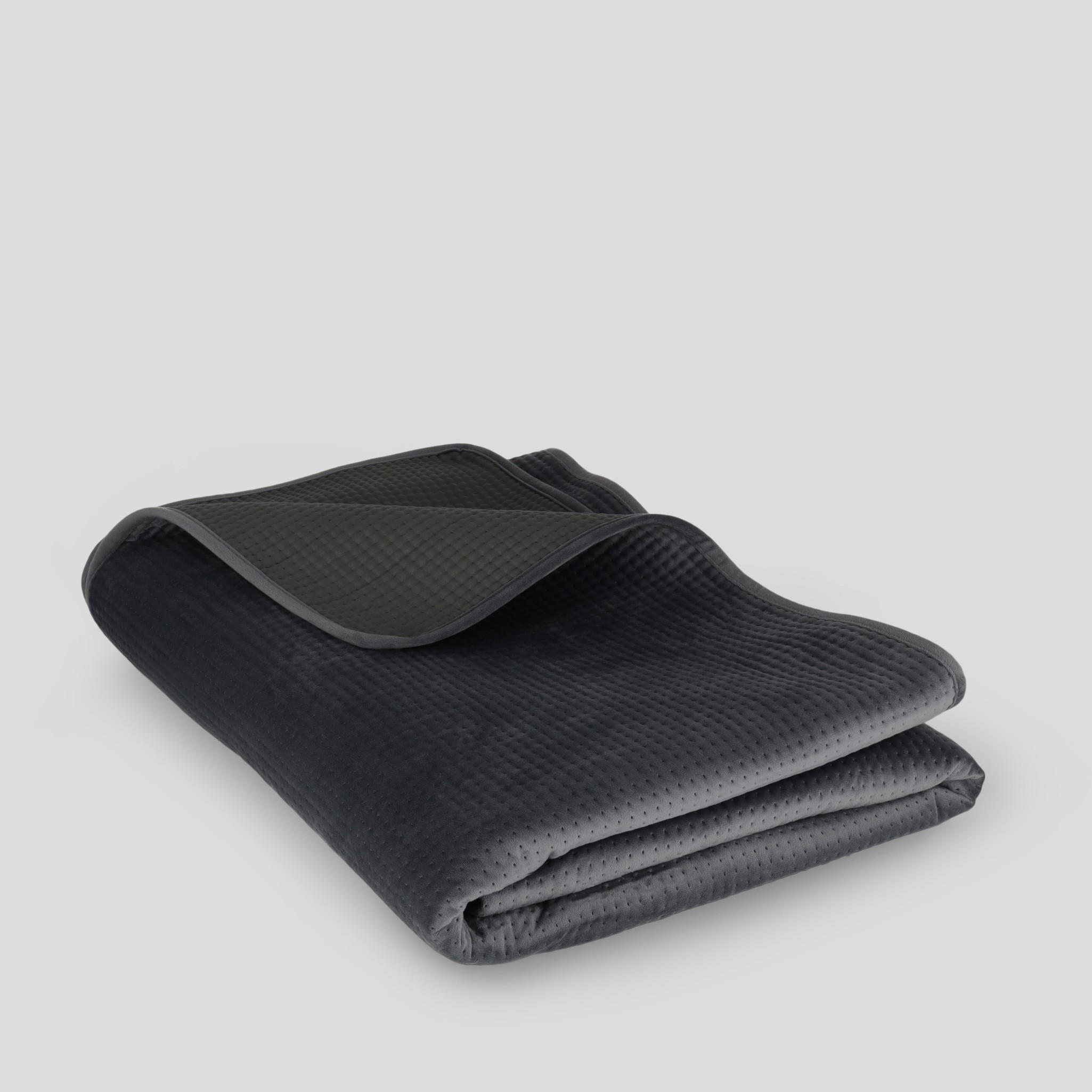 TAGESDECKE Pontoso - Dunkelgrau, Textil (200/220cm) - home&you