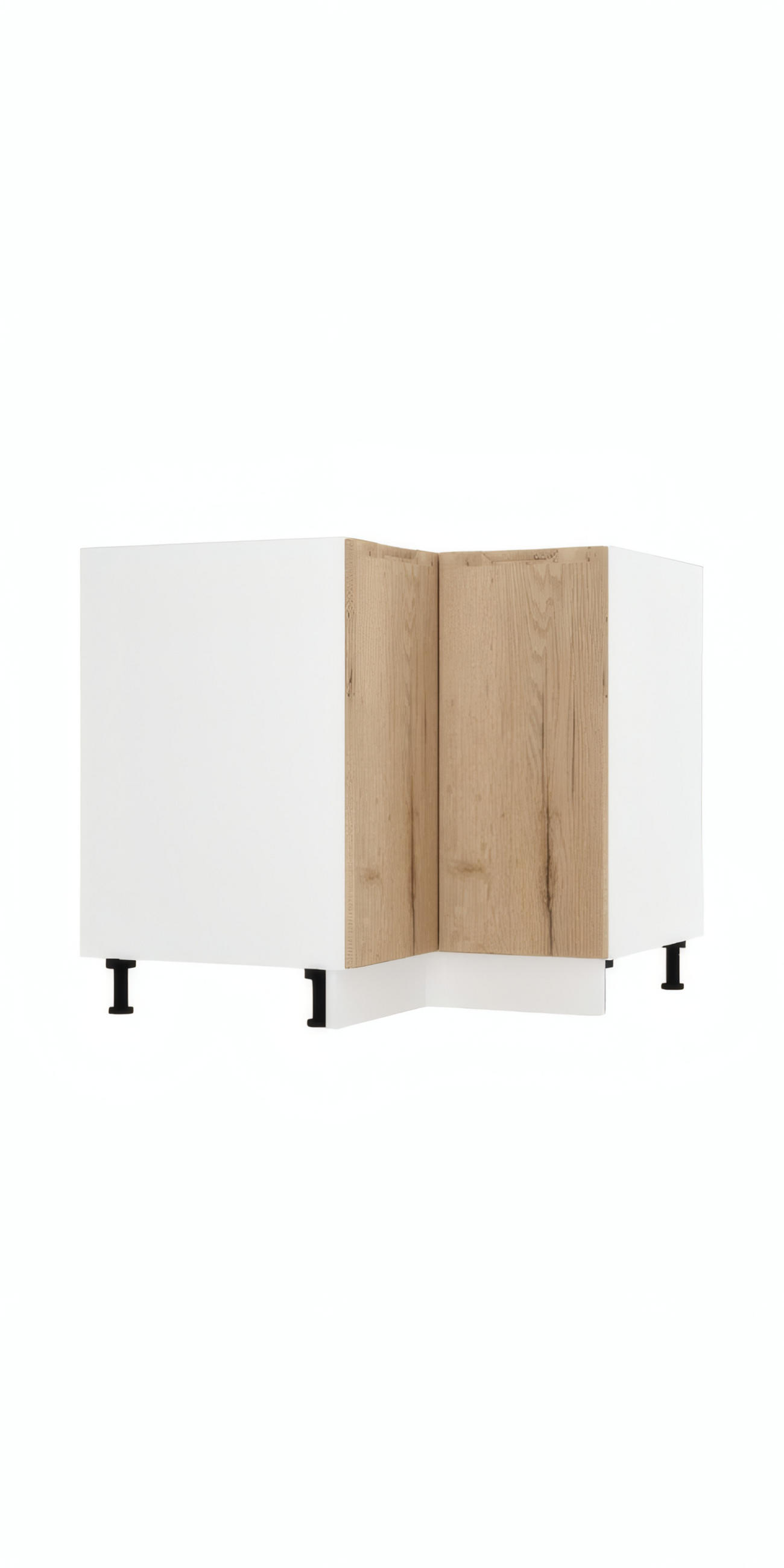 ECKUNTERSCHRANK DRP P/L - Zivora - Raumwunder für Ecken - Eiche Artisan, Holz (86.4/82/86.4cm) - ROYAL24_MARKT