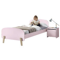 KINDERZIMMER Set Karilynn 1 Massivholz+MDF rosa - Rosa, Holz (210/73/110cm) - 58aufmkessel
