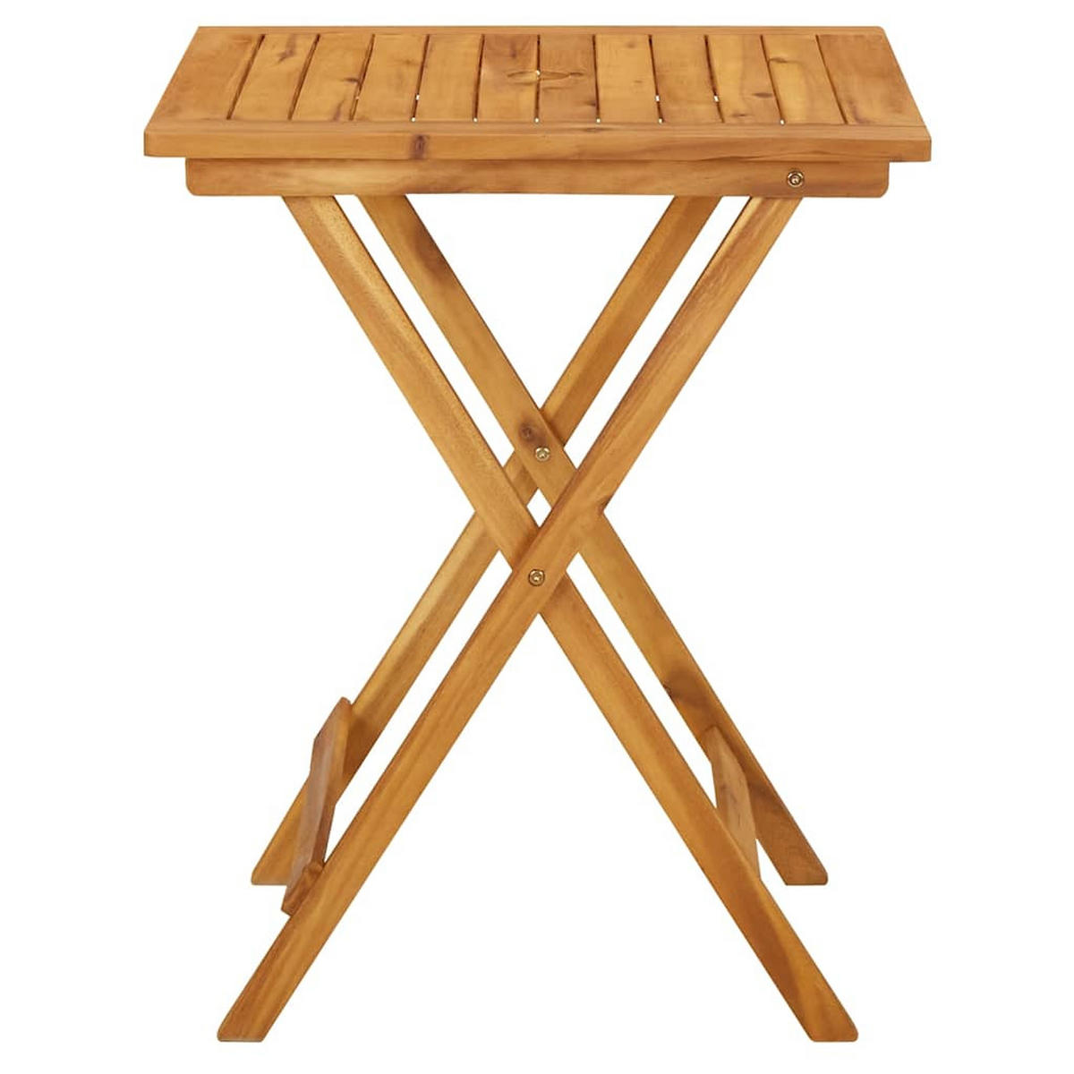 GARTENTISCH Tischgan 60/75/60 cm - Hellbraun, Naturmaterialien (60/60/75cm) - ZMH