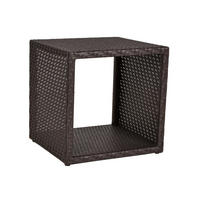 WÜRFELREGAL Isabel Schwarz 47,5x46,5x46,5cm - Schwarz, Kunststoff (46.5/47.5/46.5cm) - DELUKE