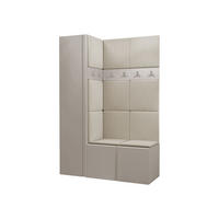 GARDEROBEN-SET Orion IX - Kaschmir/Beige, Holzwerkstoff/Kunststoff (124/186/46cm) - MIRJAN24