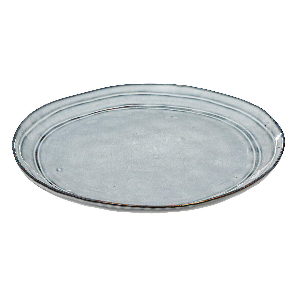 TELLER Flower 12er-Set - Blau, Keramik (2.7/26.5/26.5cm) - Secret de Gourmet