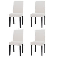 ESSZIMMERSTUHL Cremeweiß 4er-Set - Weiß, Textil (42/90/50cm) - MCW