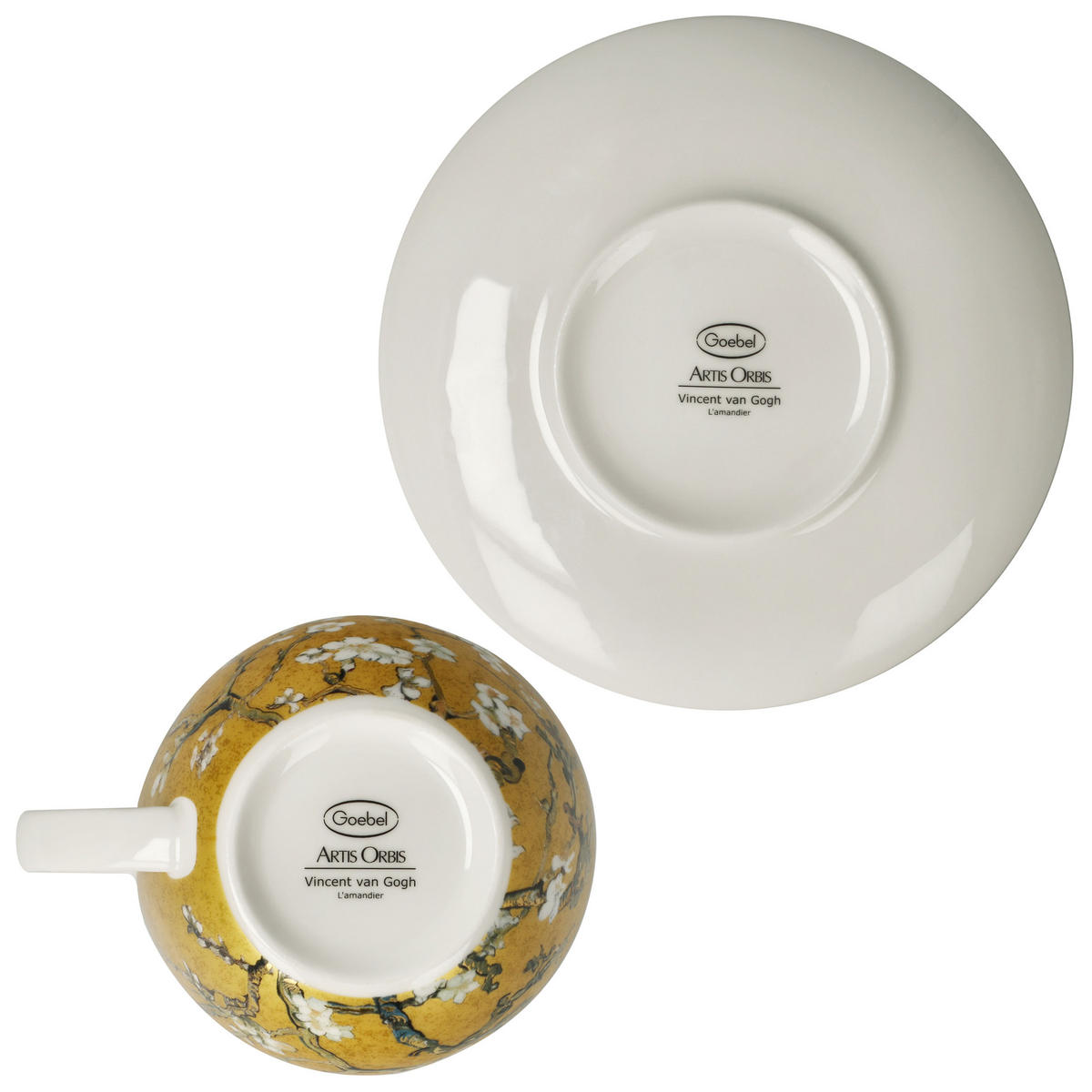 TEETASSE Van Gogh- Mandelbaum, Fine Bone China, 250 ml - Multicolor, Keramik (0.25L) - Goebel