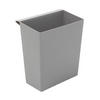 PAPIERKORB Für Kegelförmigen 26,5x15x24 cm Kunststoff Grau - Grau, Metall (15/26.5/24cm) - PROREGAL