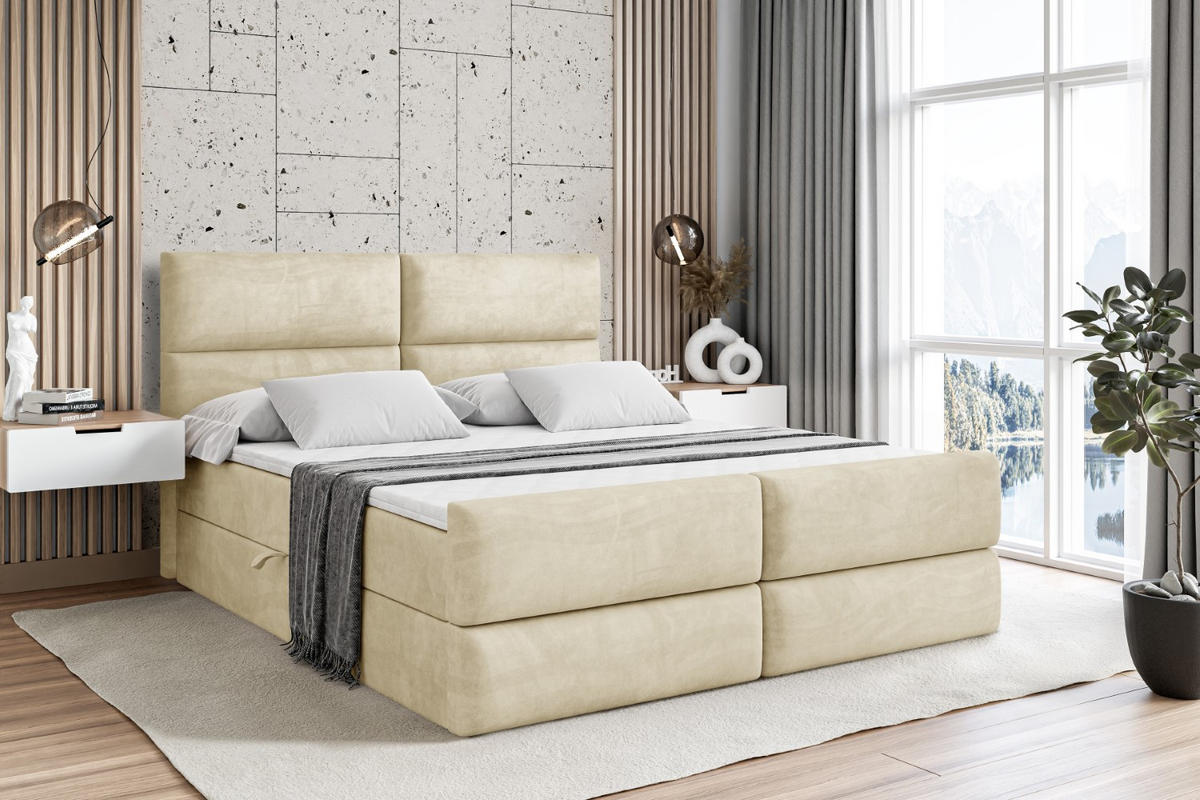 BOXBETT BOXI3-Z - 200x200 cm - H3 - Beige - Beige, Holzwerkstoff (200/200cm) - ALTDECOR