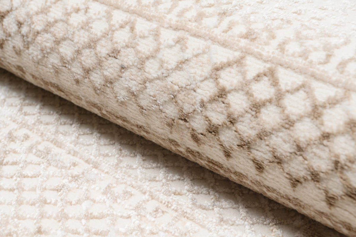 TEPPICH HERA Creme Beige 80/150 cm - Beige/Creme, Textil (80/150cm) - Tapiso