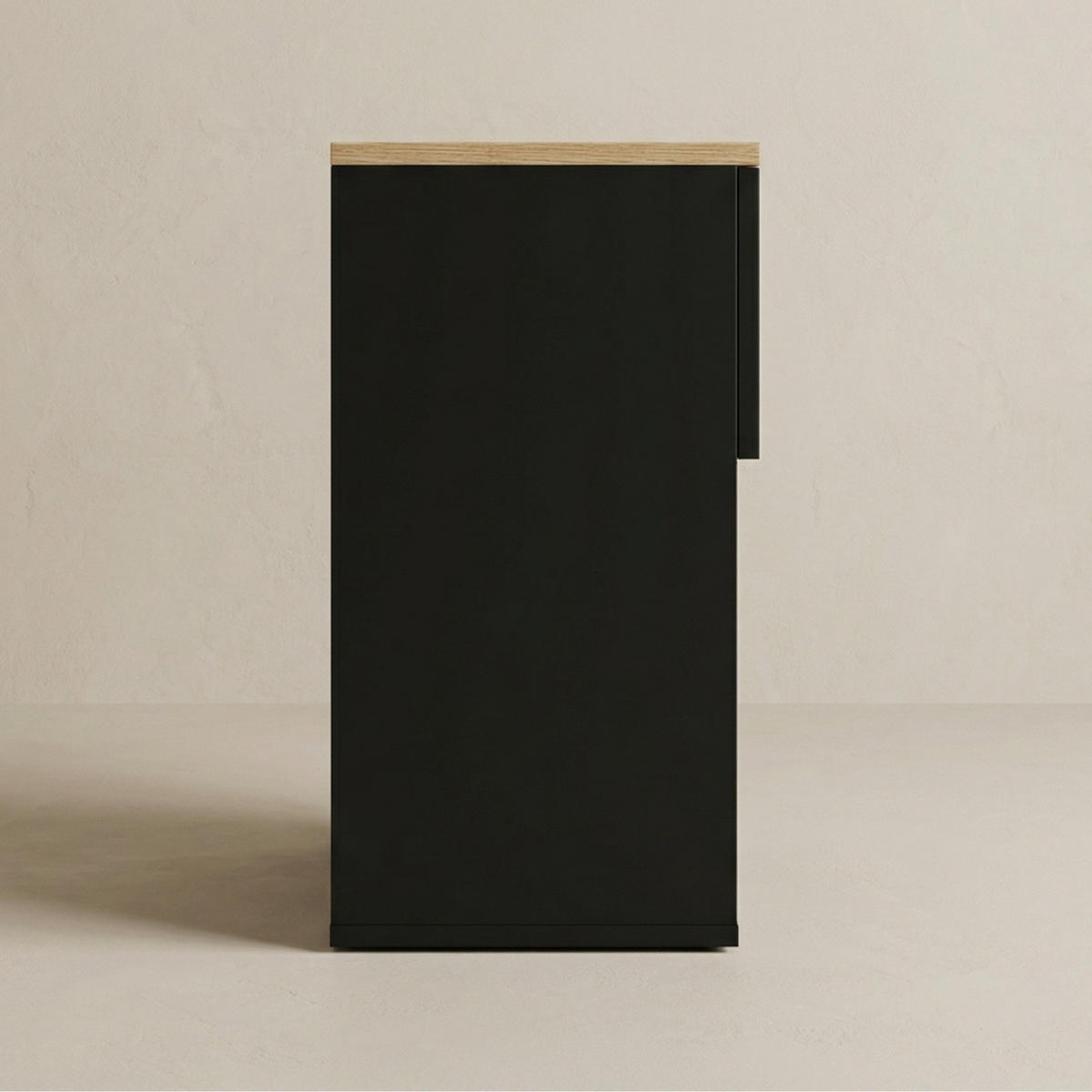 BEISTELLTISCH Teny 20/30/55 cm - Schwarz, Holzwerkstoff (20/55/30cm) - EDAXO