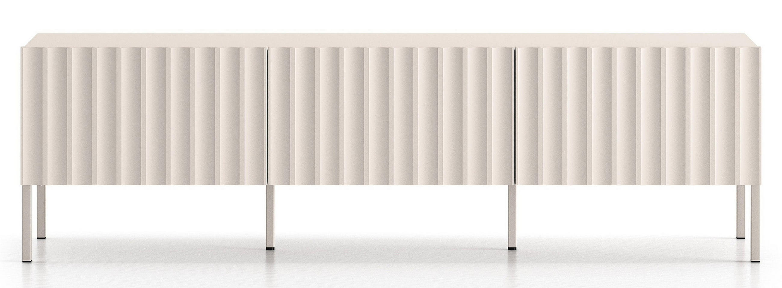 TV-LOWBOARD Derriva Hellbeige 170 cm - Ecru/Beige, Holzwerkstoff/Metall (169.8/49.7/37cm) - Selsey