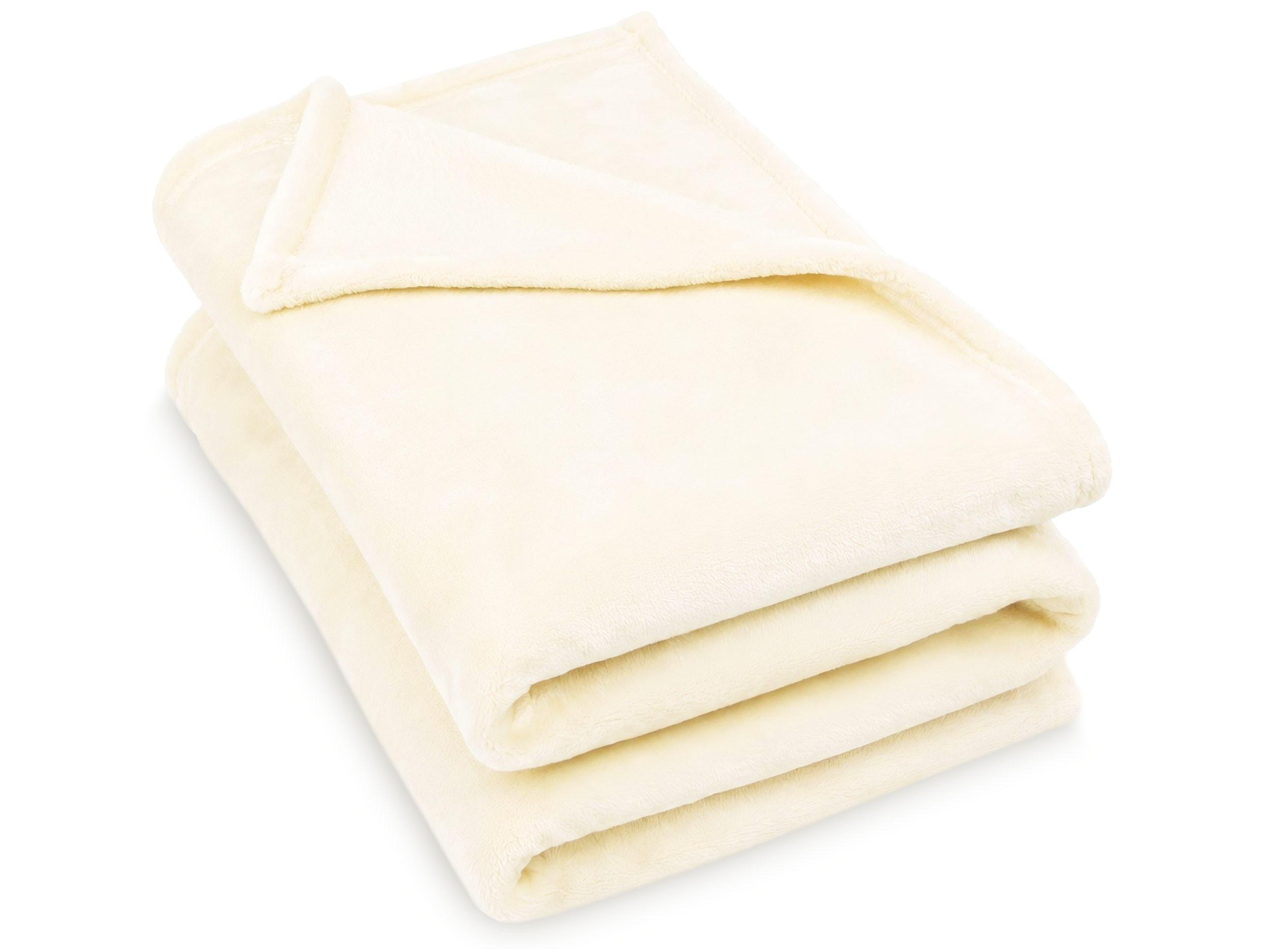 KUSCHELDECKE, 150x200 cm, 100% Polyester, Weiß - Creme, Textil (150/200cm) - Zollner